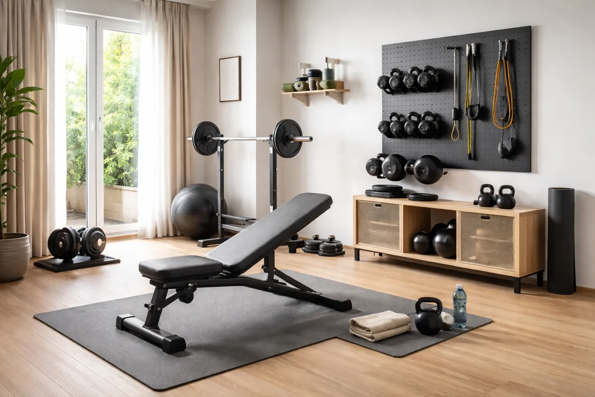 Comment aménager un home gym dans un petit espace avec du matériel adapté